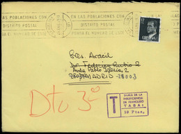 674 Ed. 2761 - 1985. De Barcelona A Madrid Con Marca “T/doble De La Ins..... 10 Ptas” - Lettres & Documents