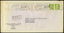 677 Ed. 2832 Par. - 1986. Rodillo “Expo Sede La Expo 92… Madrid” A Madrid Con Marca “T-2 Ptas” - Lettres & Documents