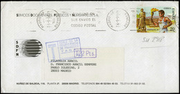 678 Ed. SH 2918 - 1996. De Madrid A Madrid (Correo Interior) Y 2 Marcas Tasa “T-22 Ptas” - Lettres & Documents