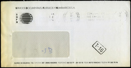 680 1990. Carta Cda Sin Sellos, Con Marca En Rectangulo “T-16” - Lettres & Documents