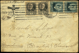 692 Ed. 681(2)-683(2) 1932. Cda A Burdeos. Sobre Con Membrete Ilustrado “Aviación Militar-Cuatro Vientos” 10/7/1932 - Brieven En Documenten