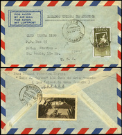 718 Ed. 1350 - 1962. Cda Desde “Guia 24/Oct/62” A USA, En Reverso Viñeta De Gran Canaria - Unused Stamps