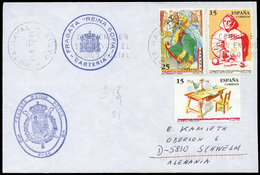 750 Ed. 3118-3119+3121 - Rodillo “Rota Naval 21/08/92” Y Franquicia “Fragata Reina Sofia-Carteria” - Unused Stamps