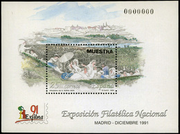 751 Ed. *** 3145M - Numeración Ceros. Sobrecarga “Muestra”. Lujo - Unused Stamps