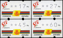 755 Ed. *** 3+3a - 1992. 2 Series De 4 Etiquetas De 3 Dígitos Y 4 Dígitos. Lujo - Nuovi