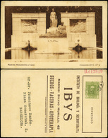 796 0 Laiz 414 - 1925. Vaquer. Tarjeta Publicitaria 2cts. Verde Con Publicidad “Serie IBYS. Nº 4 Madrid…" - 1850-1931