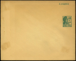 864 * Laiz 1169 - 1933. Matrona. 10cts. Verde (numeración Color Verde) Sin Publicidad Impresa - 1850-1931