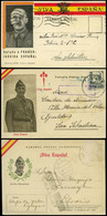 970 1937. 3 Postales Patrióticas Diferentes. “General Franco” Interesante - Covers & Documents