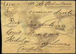 981 1936. Carta Cda (sin Sellos) De Adra 10/Dic/36 A Bujalance Desde “Escuadrón De Caballeria Sala De Comandante”. - Covers & Documents