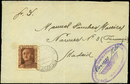 999 Ed. 953 - Canarias. Frontal Cdo Con Marca Ovalada “Aerodromo De Fuerteventura-Zona…" - Lettres & Documents