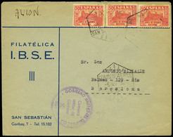 1008 Ed. 808(3) - San Sebastian. Cda De S. Sebastian A Barcelona Con Marca Especial - Covers & Documents