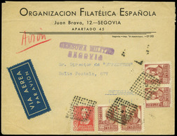 1010 Ed. 822(4)+857 - Segovia. Carta Cda De Segovia A Bruselas. Membrete “Organización…" - Covers & Documents