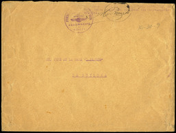 1011 Sevilla. Sobre De Gran Tamaño Cdo Con Correspondencia Oficial De Sevilla A Barcelona Con Marca Franquicia - Covers & Documents