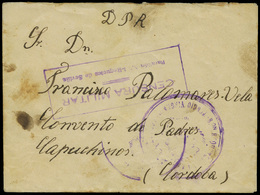 1015 1938. Carta Cda Desde El “2º Requeté De Sevilla. Columna Del General Redondo” A Córdoba Con Franquicia Y Censura - Lettres & Documents