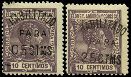 1067 Ed. 	** 50A/50 F	Preciosa. Cat. 80€ - Elobey, Annobon & Corisco