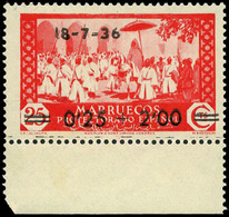 1146 Ed. *** 161 	Borde Hoja. Cat. 86€ - Spanish Morocco