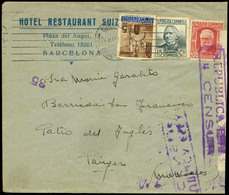 1192 Tanger - Ed. 1937. Cda De Barcelona A Tánger (escasa La Guerra Civil) 30/May/37 - Spanish Morocco