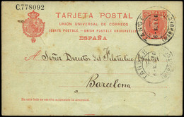 1199 Tanger - Ed. E.P. 0 42A(España) Cda De Tánger 06/Nov/66 A Barcelona. Rarísimo Cdo A España - Marocco Spagnolo