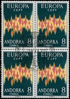 1204 Andorra Española - Ed. 0 72 Bl. 4 	Mat. P.Día. Cat. 300€ - Altri & Non Classificati