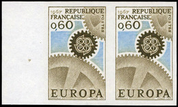 1221 Francia - Ed.  *** 1521/2 Pareja S/D. 1967. Cat. 250€ - Autres & Non Classés