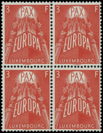 1238 Luxemburgo - Ed. ***/** 531/3 Bl. 4 1957. 2 Series ***, 2 Series ** Cat. +680€ - Other & Unclassified