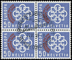 1251 Suiza - Ed. 0 632/3 Bl.4 	1959. Mat. Conmemorativo - Otros & Sin Clasificación