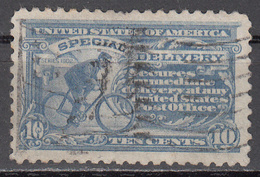 UNITED STATES     SCOTT NO. E10    USED      YEAR  1916    UNWMKD  PERF 10 - Espressi & Raccomandate