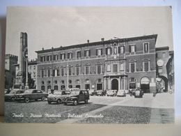1962 - Imola - Piazza Matteotti E Palazzo Comunale - Animata - Bar Alemagna - Auto D'epoca - Torre Con Orologio - Imola