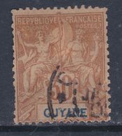 Guyane N° 38 O  Type Groupe, 30 C. Brun Oblitération Légère Sinon TB - Usados