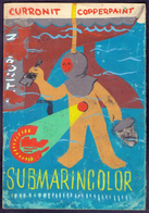 SUBMARINE COLOR - Original Hand-painted Poster For Coloring Ships - RIJEKA - Cc 1960 - Art