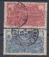 Guyane N° 63 / 64  O Partie De Série : Les 2 Valeurs Obnlitérations Moyennes à Assez Belles,  Sinon  TB - Used Stamps