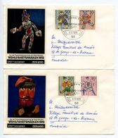Germany, West 1970 Scott B463-B466 2 FDCs Puppets - 1961-1970