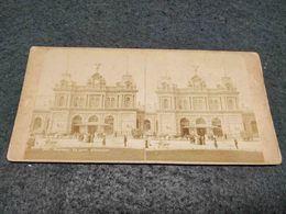 ANTIQUE STEREOSCOPIC REAL PHOTO GERMANY - MAYENCE - LA GARE ( TRAIN STATION) Nº 357 - Stereoscopi