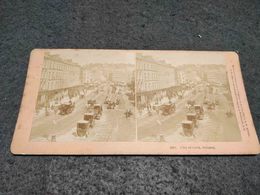 ANTIQUE STEREOSCOPIC REAL PHOTO IRELAND - GREAT HONEYCOMB AND LADIES WISHING CHAIR - GIANTS CAUSEWAY - Stereoscopi