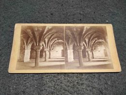 ANTIQUE STEREOSCOPIC REAL PHOTO FRANCE - CHURCH PALACE UNKNOWN - Stereoscopi