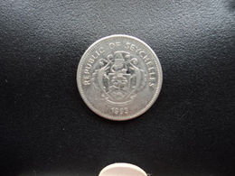 SEYCHELLES : 25 CENTS  1993 PM   KM 49.3     SUP - Seychelles