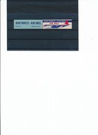 NORTHWEST AIRLINES - AIR MAIL -Aufkleber - TR 20 REV. - Printed In U.S.A. - Ungebraucht - Pegatinas