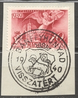 1940 Bánffyhunyad Huedin Stamping Occupation Revisionism WW2 WWII Romania Hungary Transylvania Comeback CUT Kassa - Siebenbürgen (Transsylvanien)