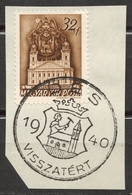 1940 Dej Dés Stamping Occupation Revisionism WW2 WWII Romania Hungary Transylvania Comeback CUT Reformed Church DEBRECEN - Siebenbürgen (Transsylvanien)