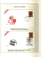 Lotto 2 BUSTE AUSTRIA "976-1976 -- 1000 ANNI NASCITA DELL'AUSTRIA ".pg2 - Collections