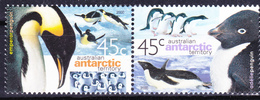 AAT 2000 Australia Antarctic Fauna Penguins (Yv 123 To 124 ) MNH - Fauna Antártica