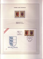 Lotto COPPIA (SFUSI+FDC) AUSTRIA "976-1976--1000 ANNI NASCITA DELL'AUSTRIA "pg13 - Colecciones