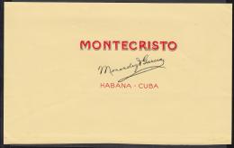 T127 CUBA SPAIN. MONTECRISTO TOBACCO. HABILITACION DE TABACO. - Labels