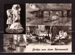 130j * GRÜSSE AUS DEM SPREEWALD * IN 5 ANSICHTEN *!! - Lübbenau