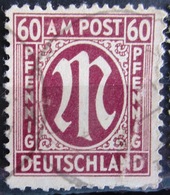 ALLEMAGNE    Zone Anglo-Américaine            N° 18                 OBLITERE - Used