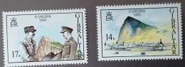 GIBRALTAR Idée Européenne. Europa, Yvert N°458/59 **. MNH - Europese Gedachte