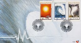 South Africa RSA 2005 FDC Renewable Energy Sources Shaping Future Solar Wind Water Nature Environment Sciences Stamps - Covers & Documents