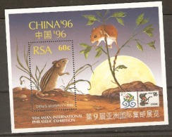 South Africa  1996  SG  906 China 96   Unmounted Mint Miniature Sheet - Unused Stamps