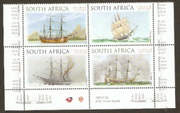 South Africa  1999  SG 1112-5  Ships    Unmounted Mint Miniature Sheet - Ungebraucht