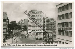 Berlin-Wilmersdorf - Berliner- Ecke Brandenburgische Strasse Mit Genossenschaftsbank - Foto-AK - Werbekarte - Verlag Kun - Wilmersdorf